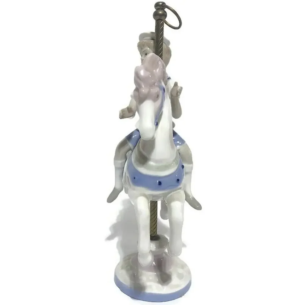 Paul Sebastian Sailor Boy Carousel Horse Figurine Porcelain 8.5